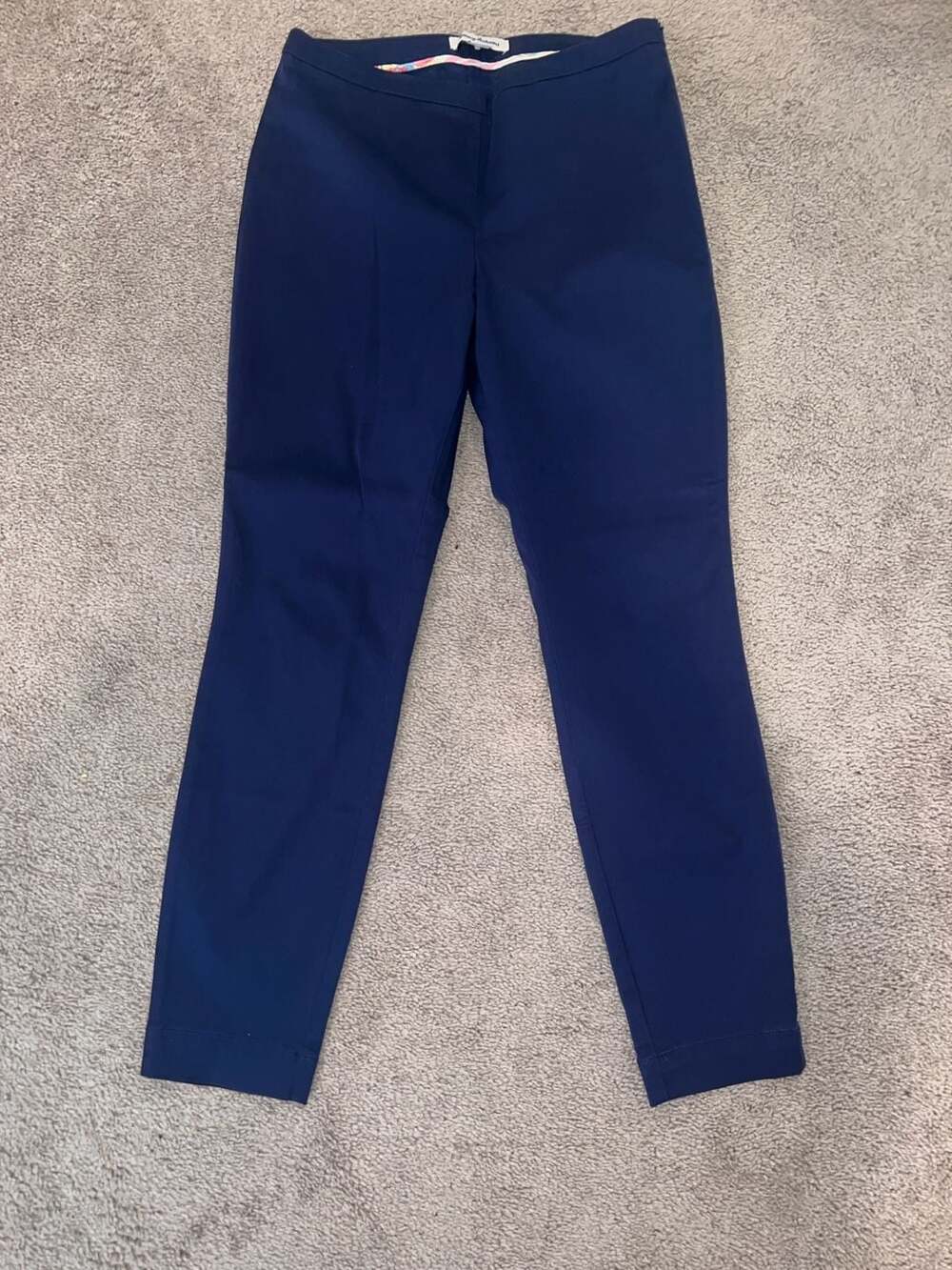 Tommy Bahama Boracay Side Zip Slim Pants Navy Blue Size 8